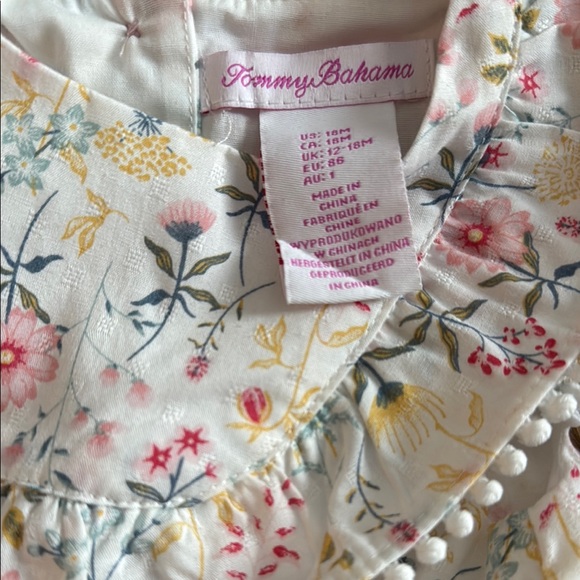 Tommy Bahama Other - Tommy Bahama Floral Blouse with Pink and Yellow Accents